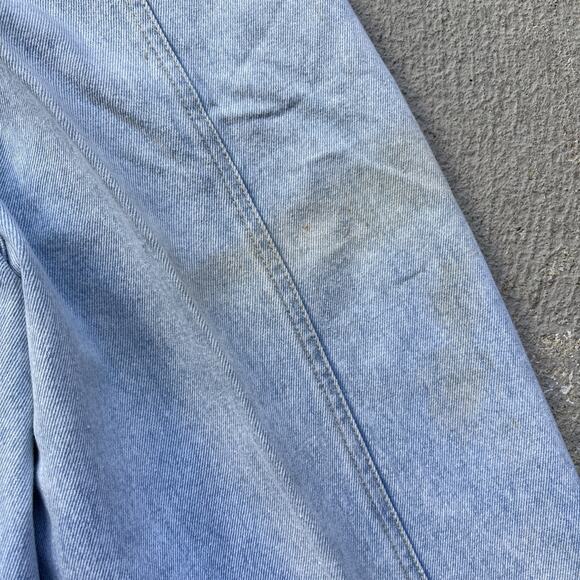 Deadstock 90s Dockers Jeans 28x30 Pleated Denim Levi’s Baggy Acid Wash Vintage - Picture 12 of 14